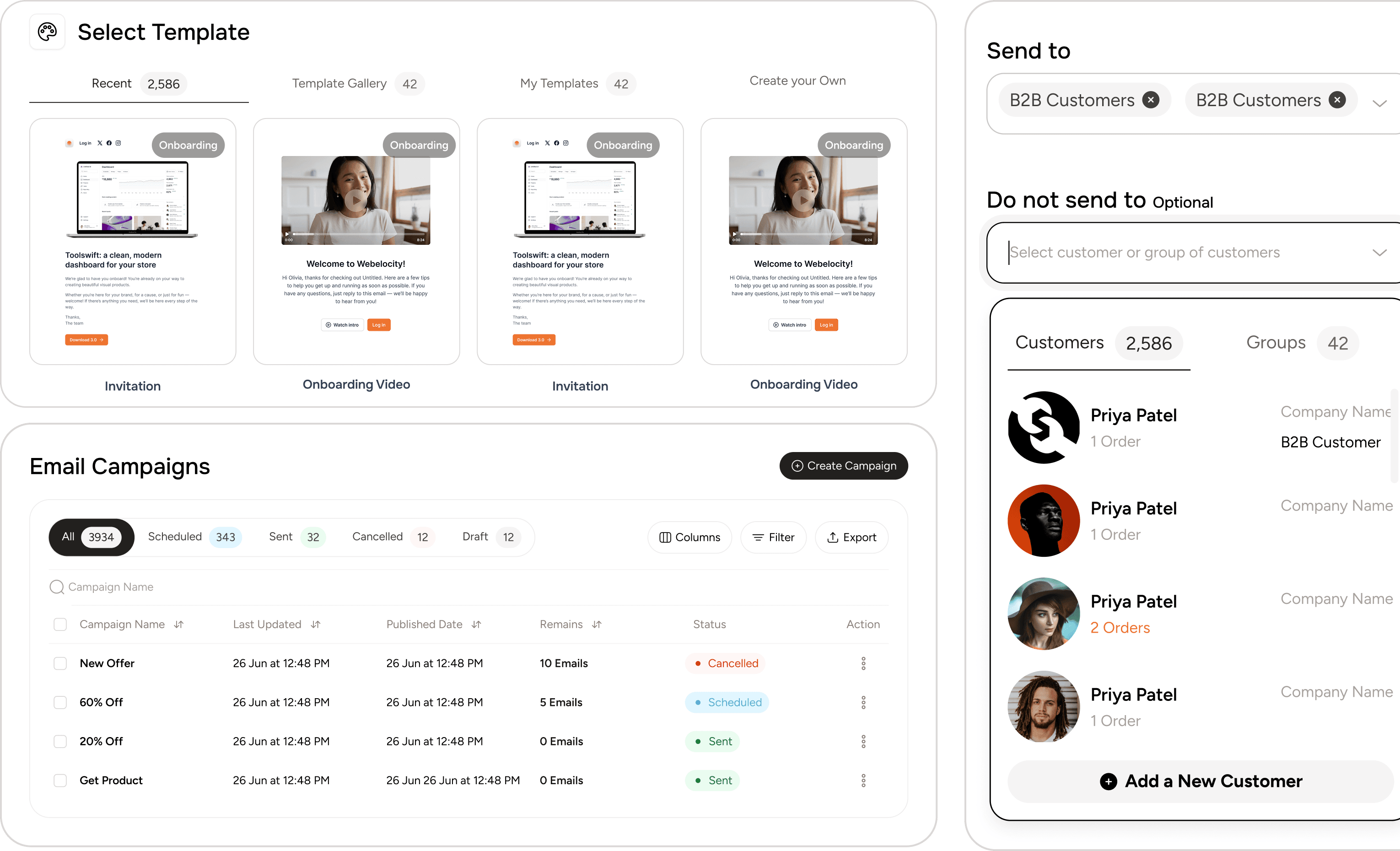 Send out offers that get clicks