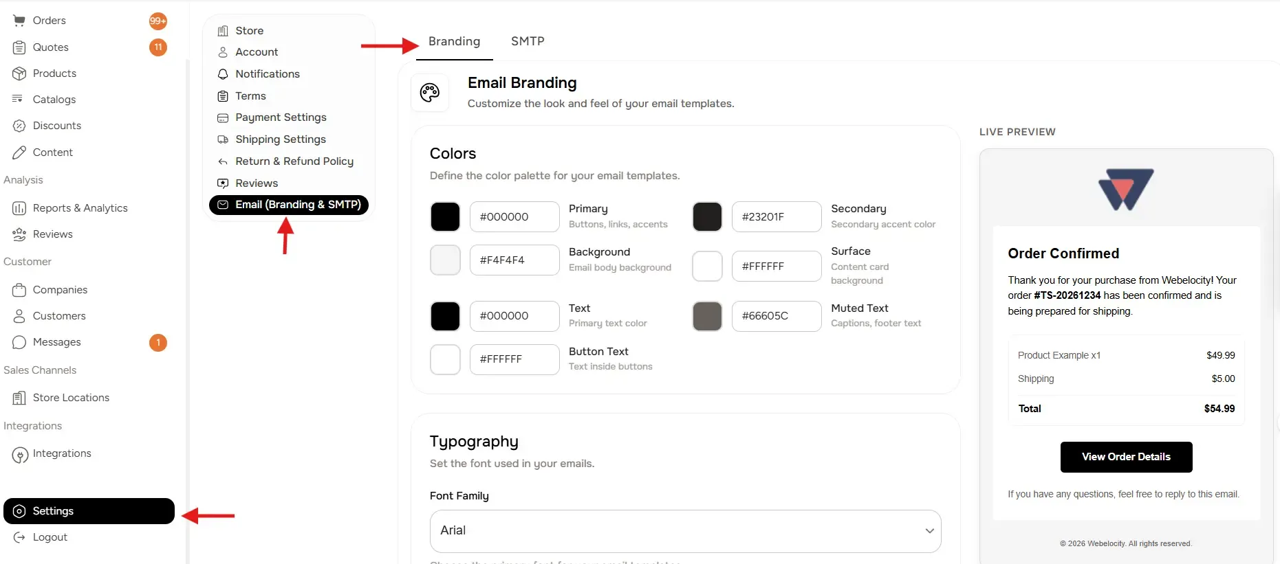 Customize Automated Email Templates in ToolSwift 1