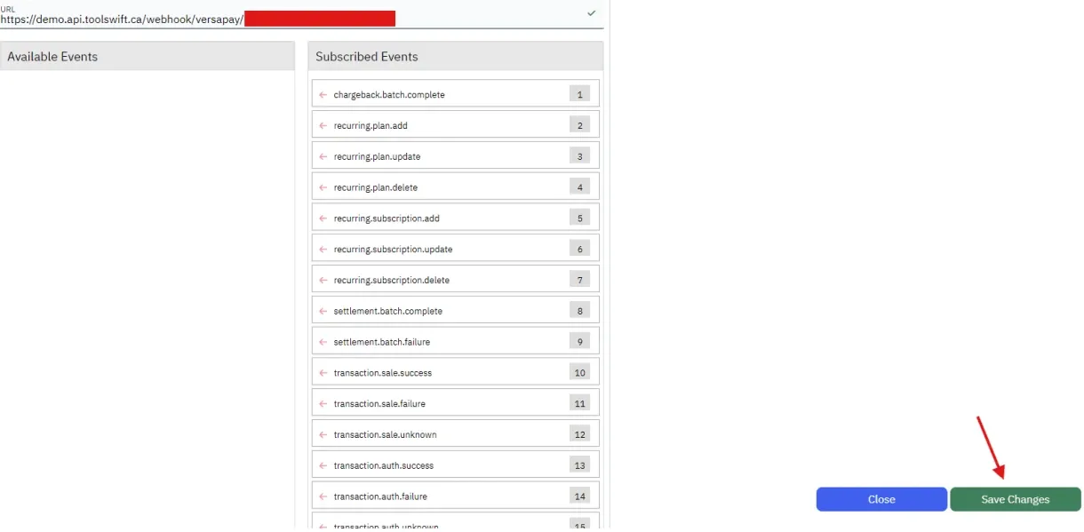 Integrate Versapy Payment with ToolSwift for B2B eCommerce 8