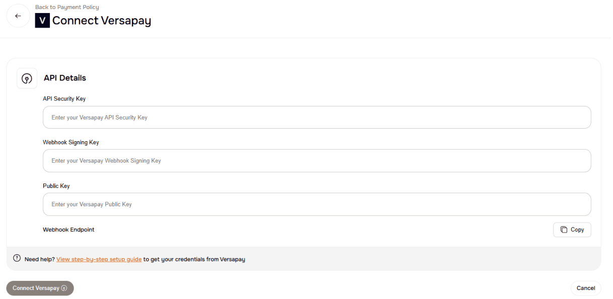 Integrate Versapy Payment with ToolSwift for B2B eCommerce 9